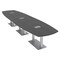 Skutchi Designs 45 in W, 166 in L, 29 in H, Engineered Wood Top, Grey HAR-ABOT-46X168-DOU-ELEC-ASIANNIGHT - alternate 1